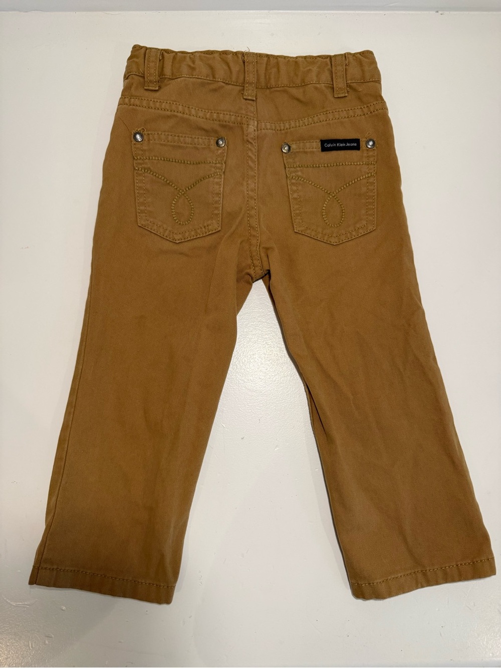 Calvin Klein 2T Boys Khaki Pants | Classic Dress Casual Pants | EUC